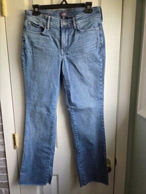 NYDJ Marilyn Straight blue Jeans.